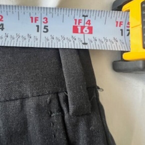 Ermenegildo Zegna - 100% Wool Dress Slacks - Dark Grey - Size 32 / 34 - Perfect - Picture 6 of 8